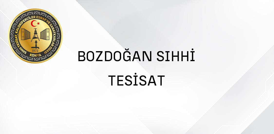 BOZDOĞAN SIHHİ TESİSAT